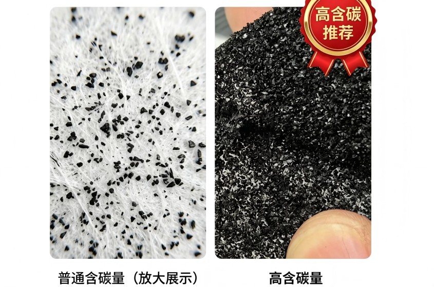 定制克重单效碳布基材_可调克重活性炭布卷材_抗菌阻燃滤材裁切复合